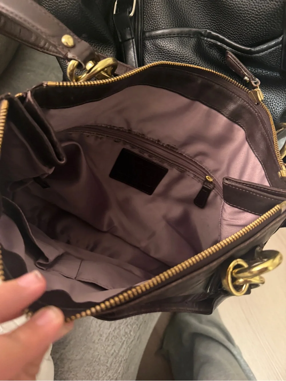 vintage coach purple bag